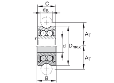 Направляющий ролики  INA / Schaeffler LFR5206-25-2Z