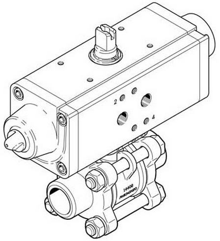  VZBA-21/2"-WW-63-T-22-F0710-V4V4T-PS120-R-90-4-C CBF HYDRAULIC 