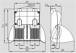 Ножной переключатель T2F 232-40/40 Schmersal 