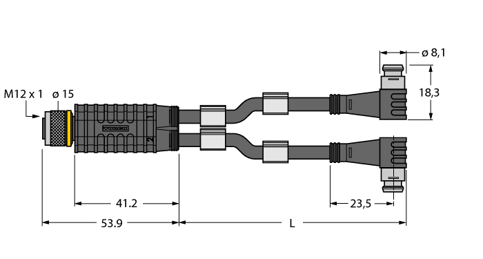  VBRK4.4-2PSW3S-2/2/TEL Turck 6630441