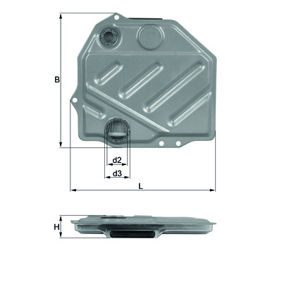 Гидравлический фильтр коробки передач HX 48 MAHLE (Filtration Group) 