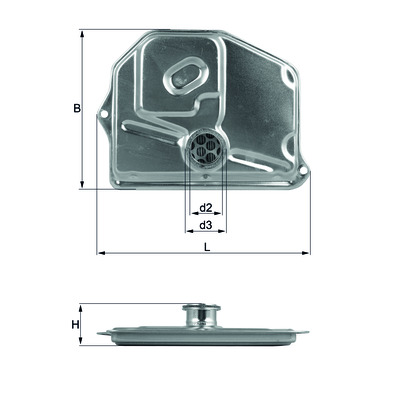 Гидравлический фильтр коробки передач HX 47 MAHLE (Filtration Group) 