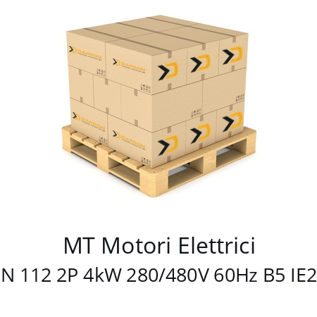  N 112 2P 4kW 280/480V 60Hz B5 IE2 MT Motori Elettrici N 112 2P 4kW 280/480V 60Hz B5 IE2