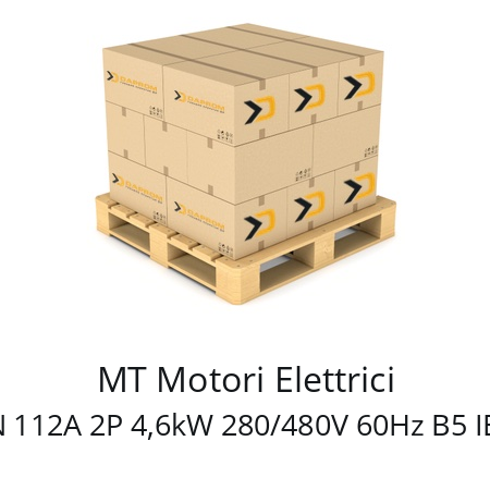  TN 112A 2P 4,6kW 280/480V 60Hz B5 IE 2 MT Motori Elettrici TN 112A 2P 4,6kW 280/480V 60Hz B5 IE 2