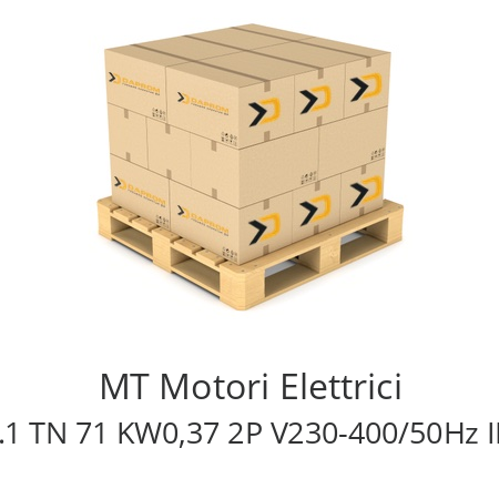   MT Motori Elettrici N.1 TN 71 KW0,37 2P V230-400/50Hz IE1