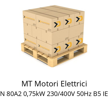   MT Motori Elettrici TN 80A2 0,75kW 230/400V 50Hz B5 IE3