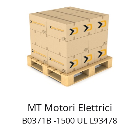   MT Motori Elettrici B0371B -1500 UL L93478