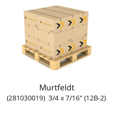   Murtfeldt (281030019)  3/4 x 7/16" (12B-2)