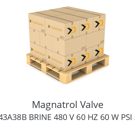   Magnatrol Valve L.V43A38B BRINE 480 V 60 HZ 60 W PSI 200