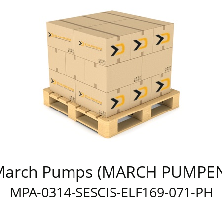   March Pumps (MARCH PUMPEN) MPA-0314-SESCIS-ELF169-071-PH