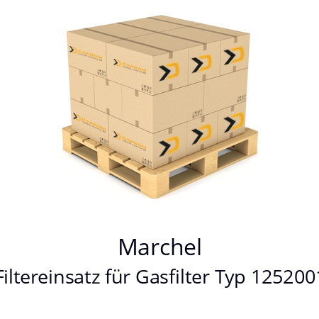   Marchel Filtereinsatz für Gasfilter Typ 1252001