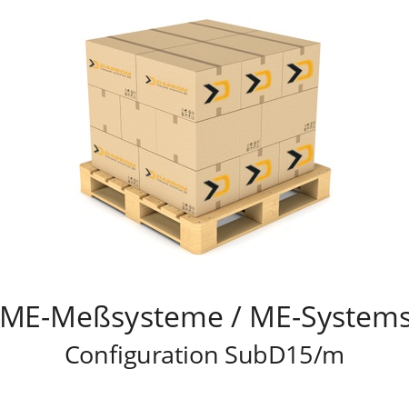   ME-Meßsysteme / ME-Systems Configuration SubD15/m