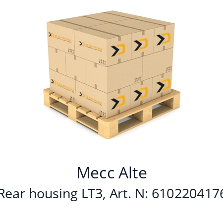   Mecc Alte Rear housing LT3, Art. N: 6102204176