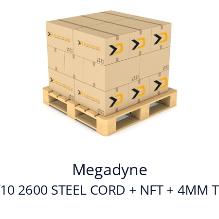   Megadyne 32 AT10 2600 STEEL CORD + NFT + 4MM TENAX