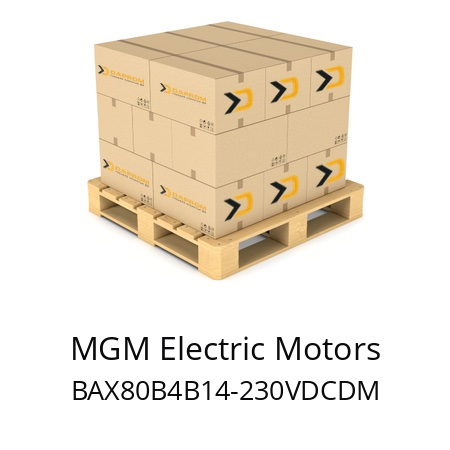   MGM Electric Motors BAX80B4B14-230VDCDM