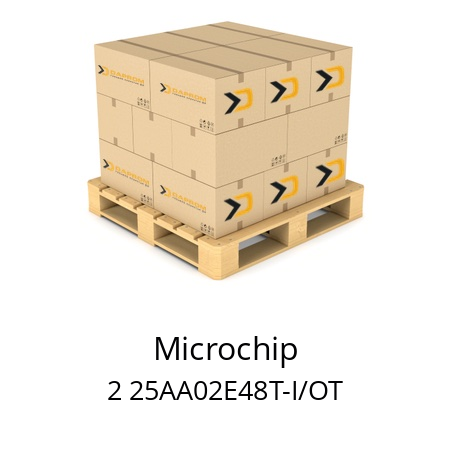   Microchip 2 25AA02E48T-I/OT