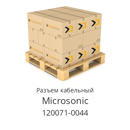 Разъем кабельный  Microsonic 120071-0044
