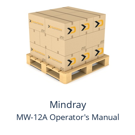   Mindray MW-12A Operator's Manual