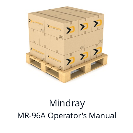   Mindray MR-96A Operator's Manual