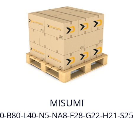   MISUMI FANAS-AM-T4-A60-B80-L40-N5-NA8-F28-G22-H21-S25-V20-W40-X6-Y10