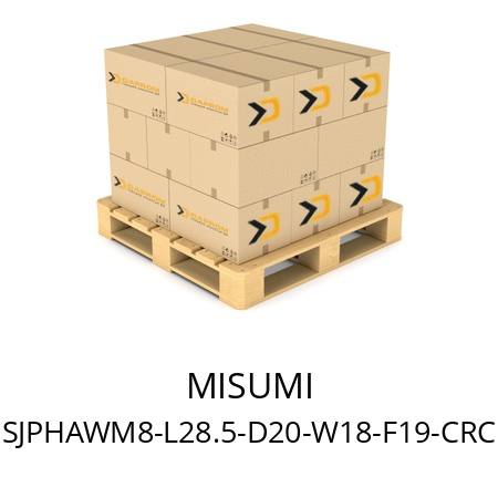   MISUMI SJPHAWM8-L28.5-D20-W18-F19-CRC