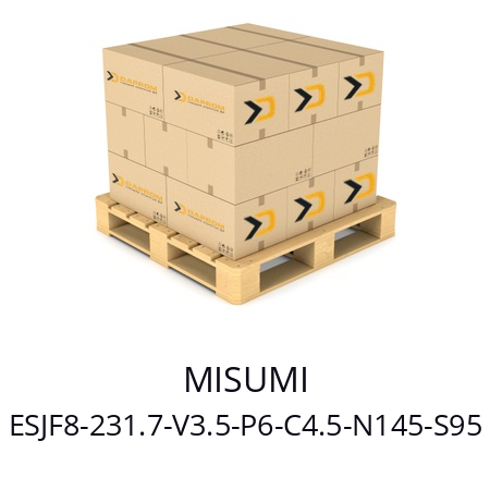   MISUMI ESJF8-231.7-V3.5-P6-C4.5-N145-S95