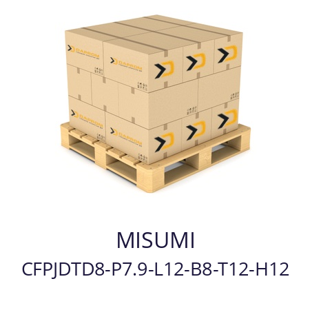   MISUMI CFPJDTD8-P7.9-L12-B8-T12-H12