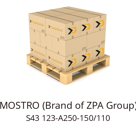   MOSTRO (Brand of ZPA Group) S43 123-A250-150/110