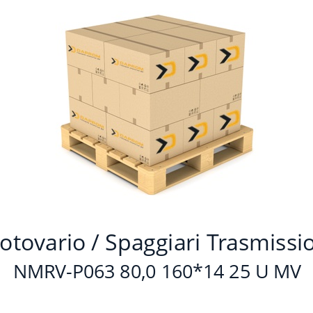   Motovario / Spaggiari Trasmissioni NMRV-P063 80,0 160*14 25 U MV