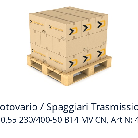   Motovario / Spaggiari Trasmissioni TS71C4 0,55 230/400-50 B14 MV CN, Art N: 4091206