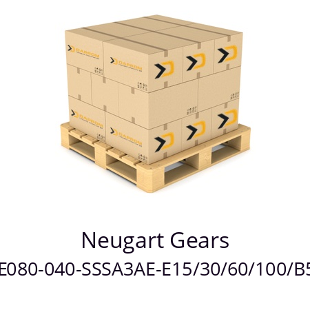   Neugart Gears PLQE080-040-SSSA3AE-E15/30/60/100/B5/M6