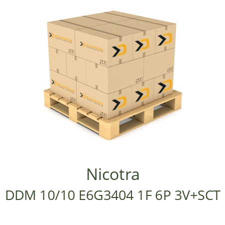   Nicotra DDM 10/10 E6G3404 1F 6P 3V+SCT