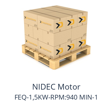   NIDEC Motor FEQ-1,5KW-RPM:940 MIN-1