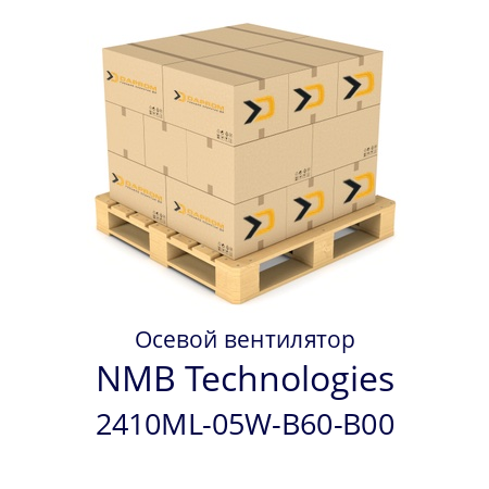 Осевой вентилятор  NMB Technologies 2410ML-05W-B60-В00