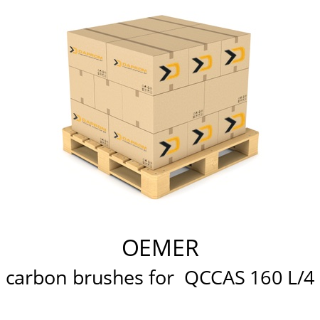   OEMER carbon brushes for  QCCAS 160 L/4