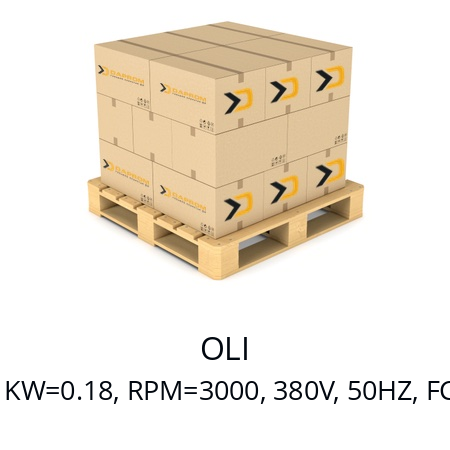   OLI MODEL MVE: KW=0.18, RPM=3000, 380V, 50HZ, FCMAX=3,40KN