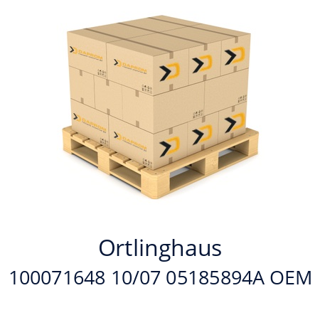   Ortlinghaus 100071648 10/07 05185894A OEM