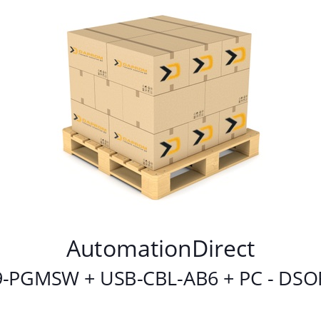   AutomationDirect EA9-T7CL-R + EA9-PGMSW + USB-CBL-AB6 + PC - DSOFT 6 + DS-DSCBSL