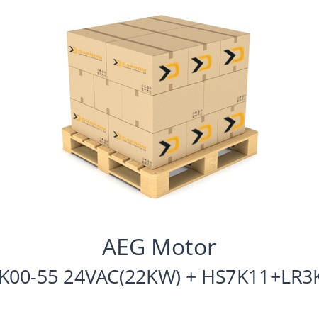   AEG Motor LS22K00-55 24VAC(22KW) + HS7K11+LR3K-A48