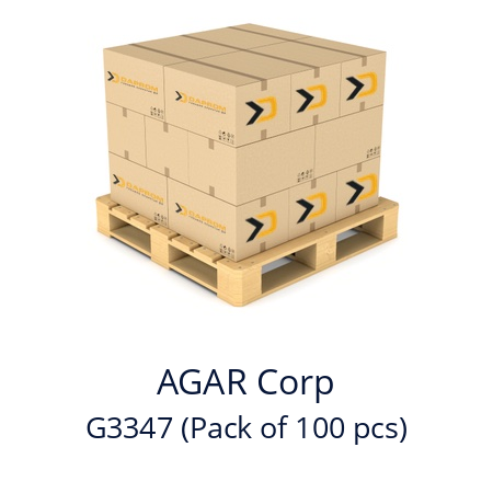   AGAR Corp G3347 (Pack of 100 pcs)