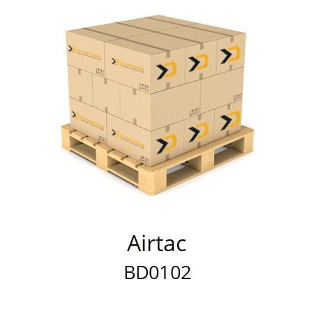  Male & female connector fitting(PT1/8-PT1/4) Airtac BD0102