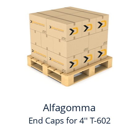   Alfagomma End Caps for 4'' T-602