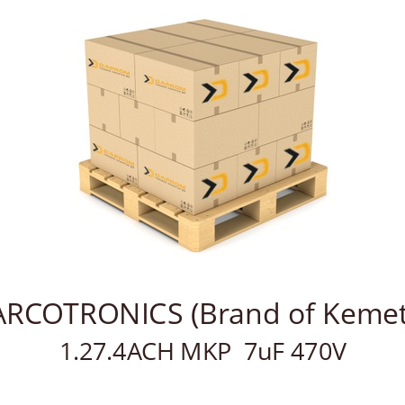   ARCOTRONICS (Brand of Kemet) 1.27.4ACH MKP  7uF 470V