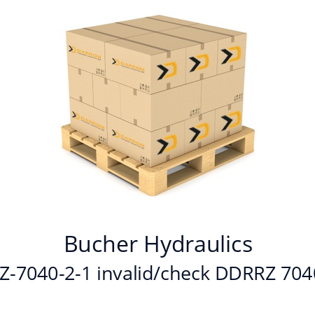   Bucher Hydraulics DDRZ-7040-2-1 invalid/check DDRRZ 7040-2-1