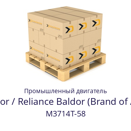 Промышленный двигатель M3714T-58 Baldor / Reliance Baldor (Brand of ABB) 