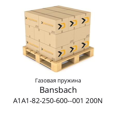 Газовая пружина  Bansbach A1A1-82-250-600--001 200N