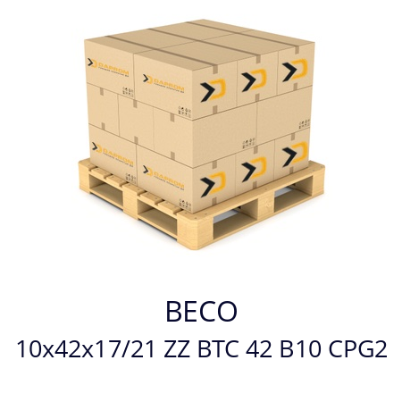   BECO 10x42x17/21 ZZ BTC 42 B10 CPG2