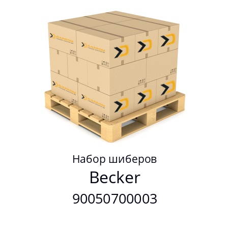 Набор шиберов  Becker 90050700003