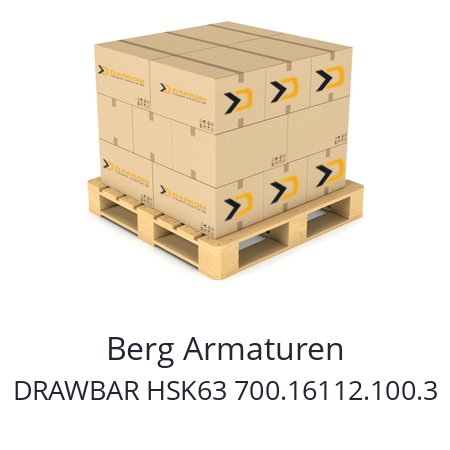   Berg Armaturen DRAWBAR HSK63 700.16112.100.3