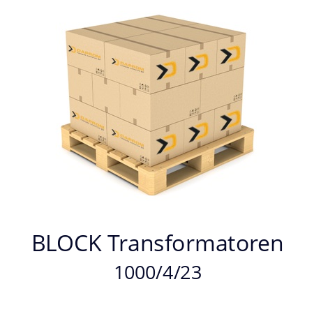   BLOCK Transformatoren 1000/4/23